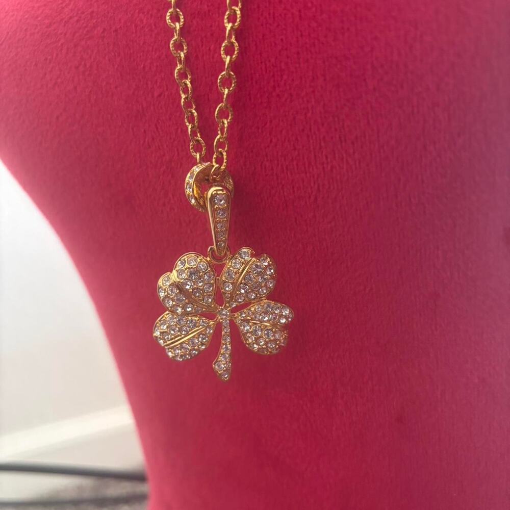 Kenneth jay lane gold clover